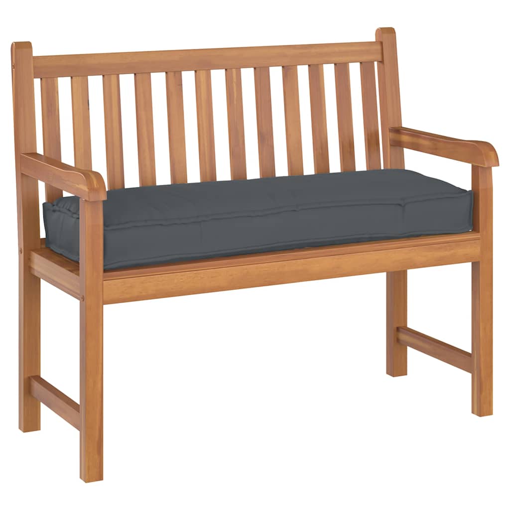 Pallet Cushion for Bench Anthracite 120 x 40 x 8 cm