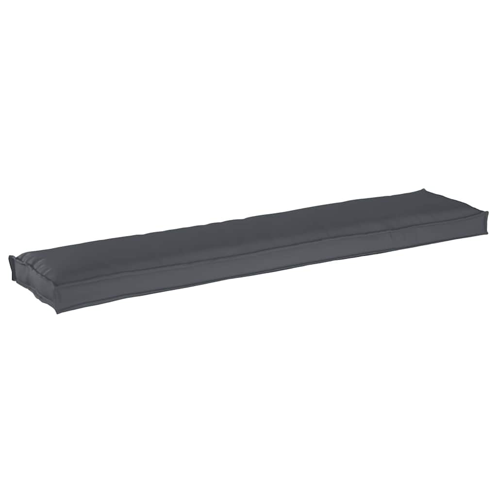 Pallet Cushion Anthracite 180 x 40 x 8 cm Oxford Fabric