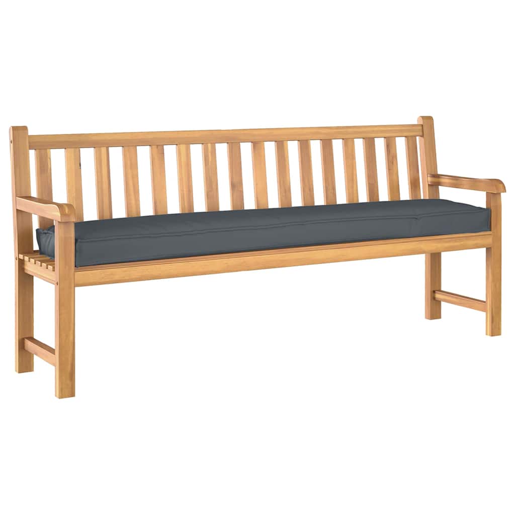 Pallet Cushion Anthracite 180 x 40 x 8 cm Oxford Fabric