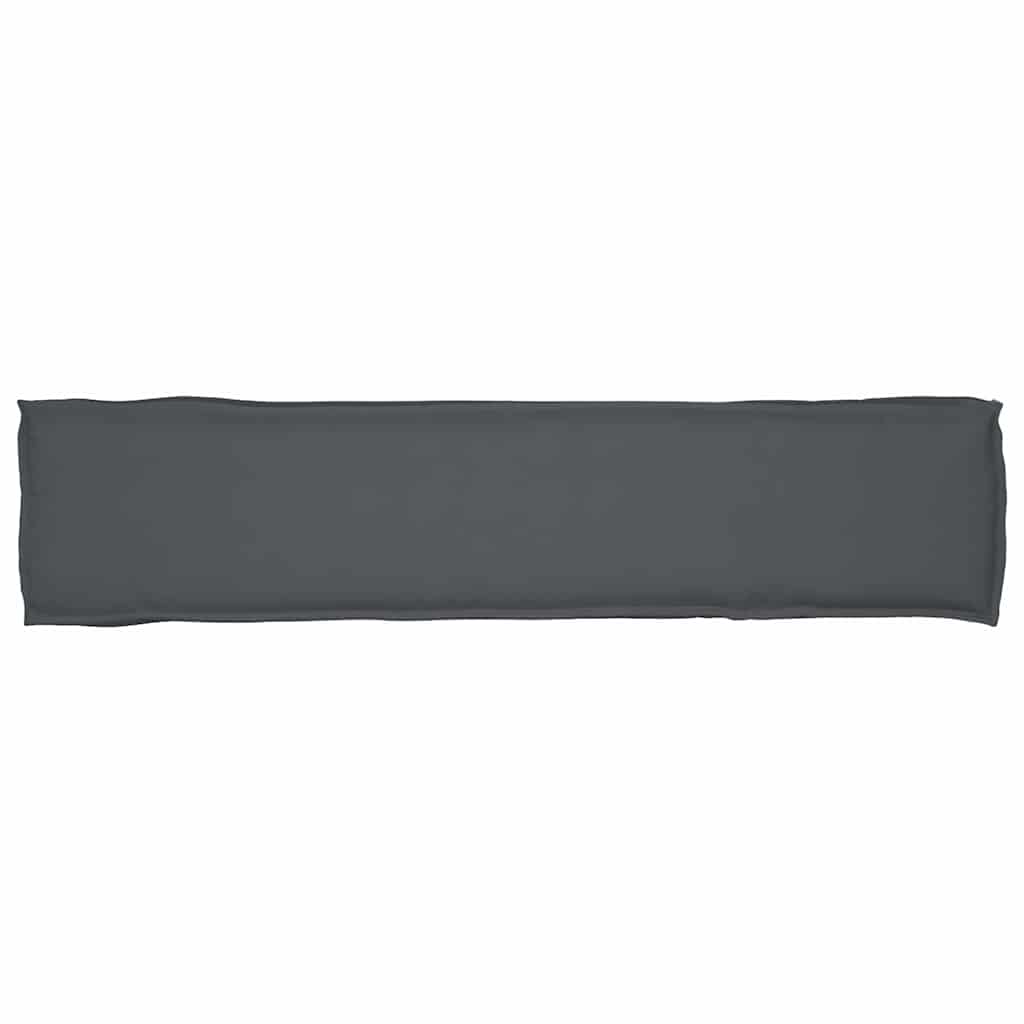 Pallet Cushion Set 2 pcs Anthracite 180 x 40 x 8 cm