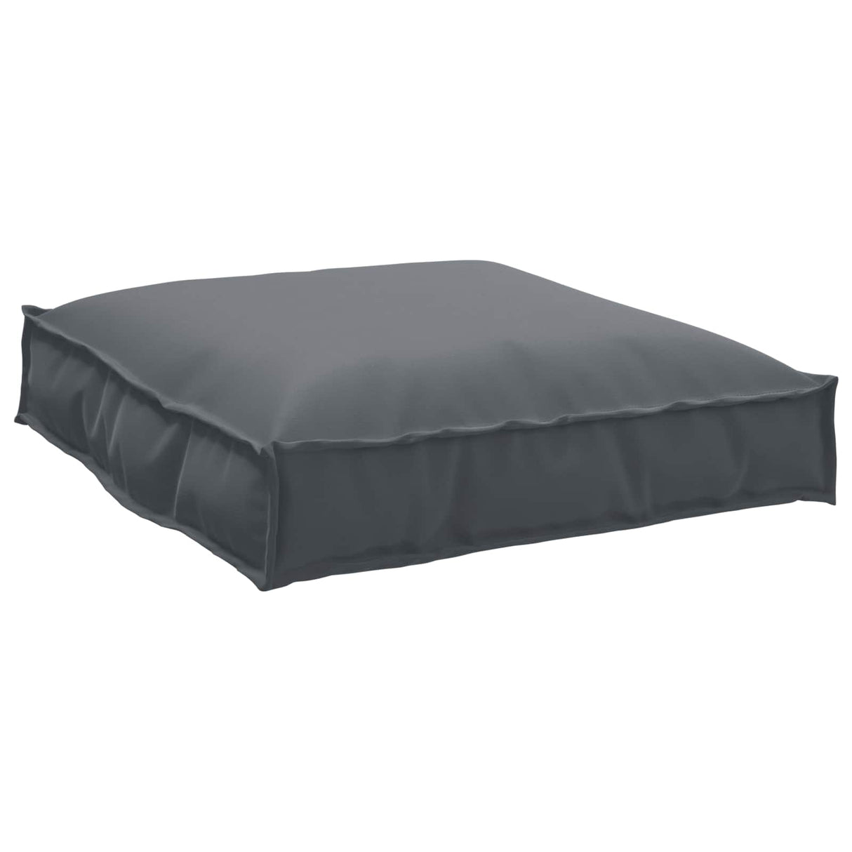 Pallet Cushion Set Oxford Fabric Anthracite 80 x 80 x 12 cm