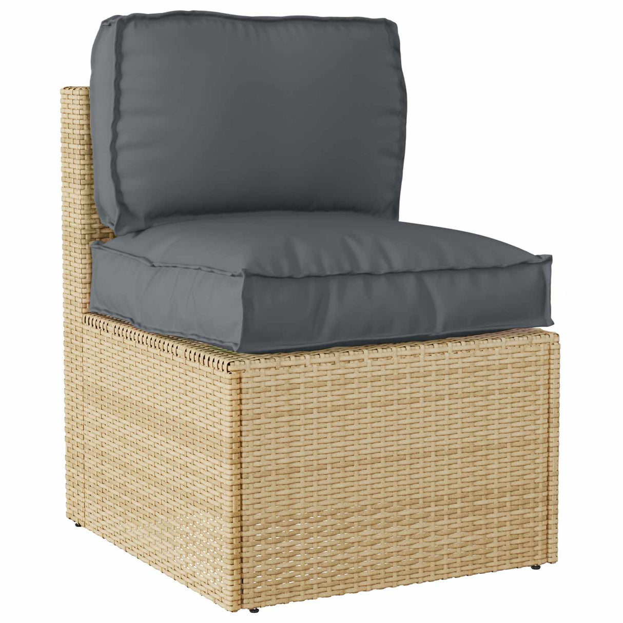 Pallet Cushion Set Oxford Fabric Anthracite 80 x 80 x 12 cm