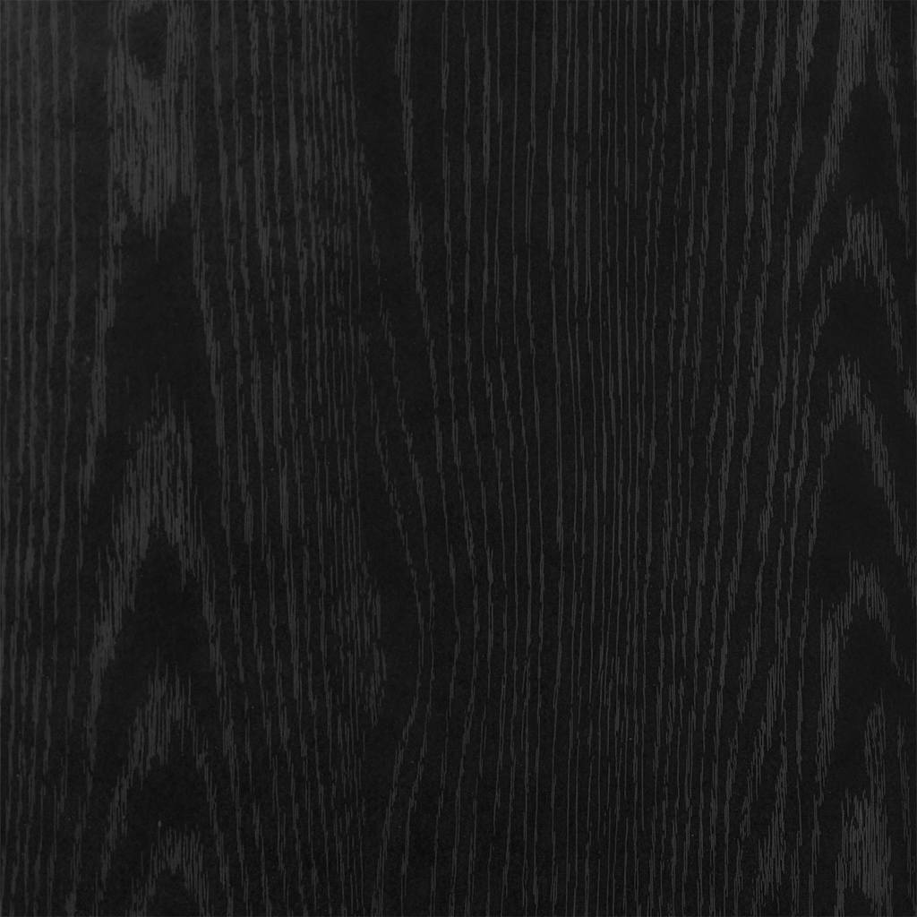 Book Cabinet Black oak 82.5 x 30.5 x 185 cm Engineered Wood