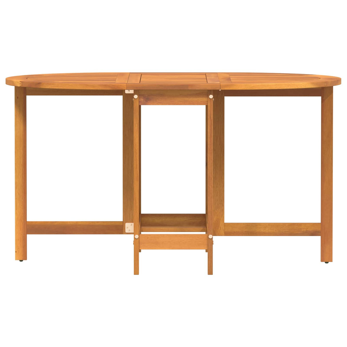Garden Table Folding Brown 110 x 60 x 72 cm Solid Acacia Wood