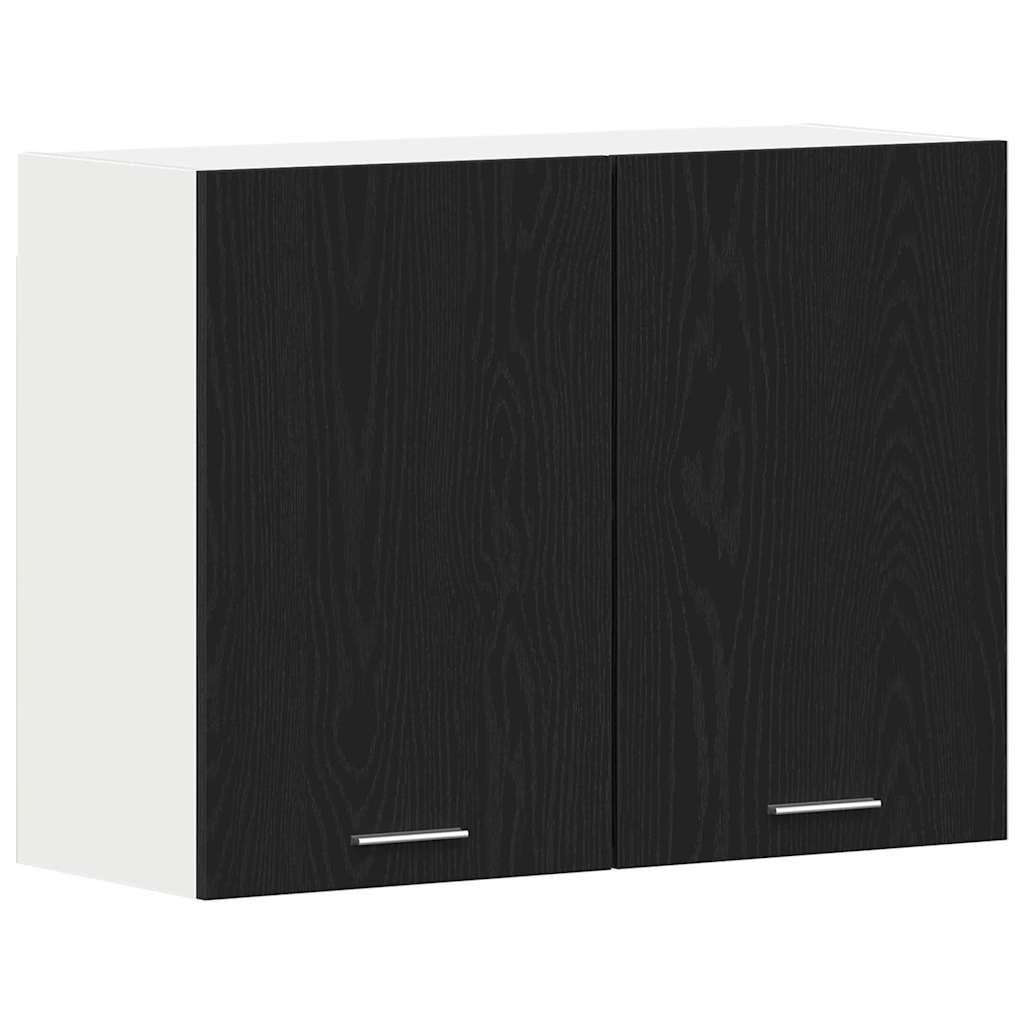 Hanging Cabinet Lyon Black Oak 80 x 31 x 60 cm Engineered Wood