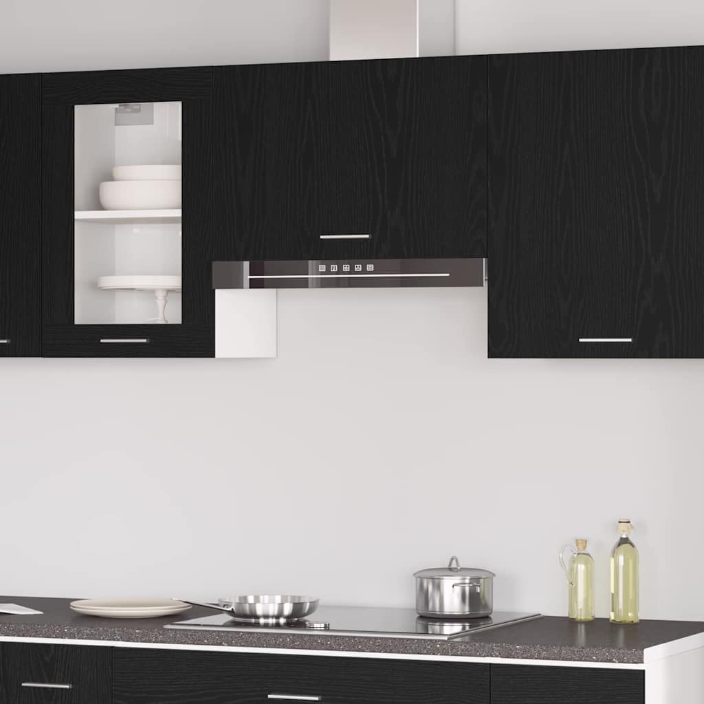 Hanging Cabinet Lyon Black Oak 60 x 31 x 40 cm Engineered Wood