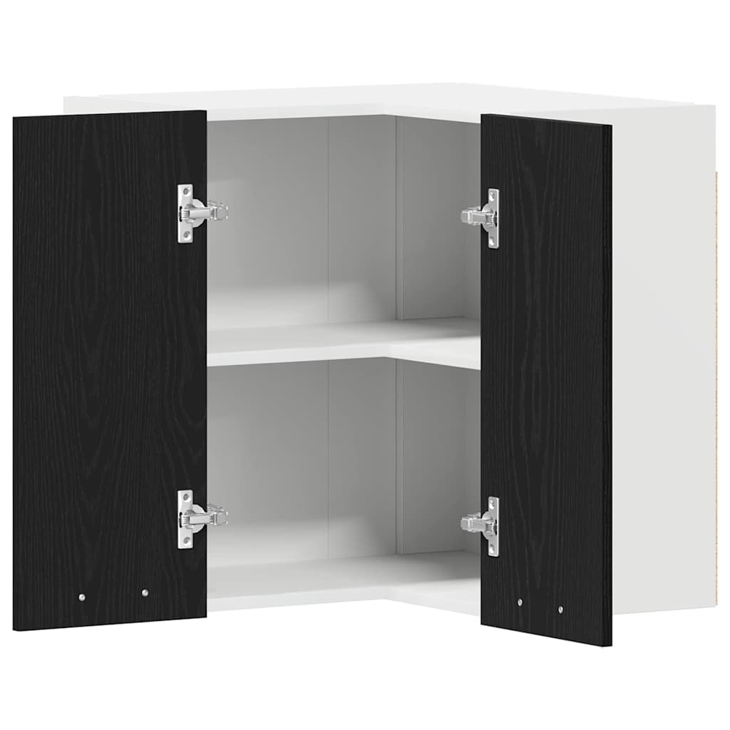 Hanging Cabinet Lyon Black Oak 57 x 57 x 60 cm Engineered Wood