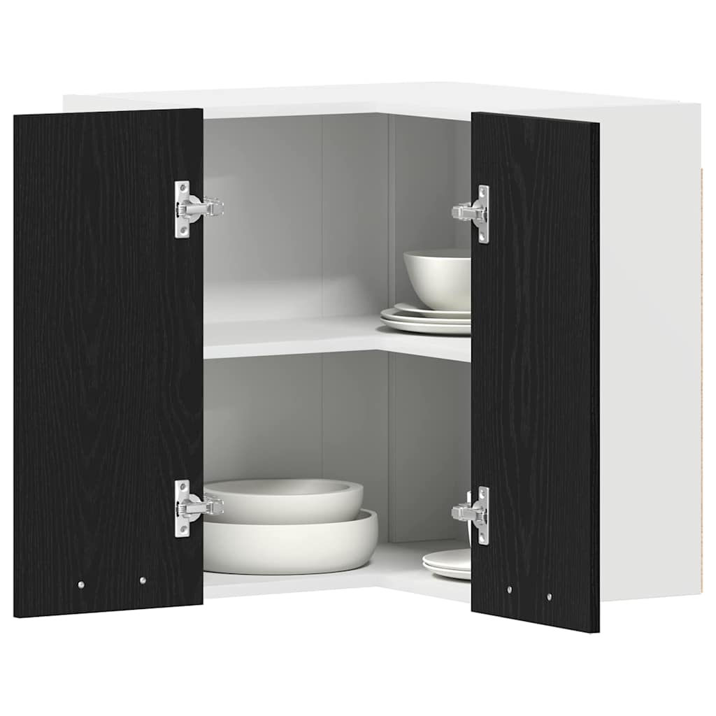 Hanging Cabinet Lyon Black Oak 57 x 57 x 60 cm Engineered Wood