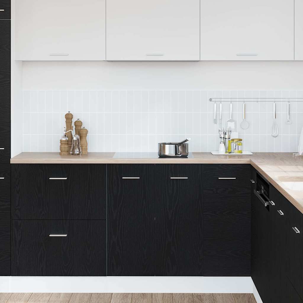 Bottom Cabinet Black Oak 60x46x81,5 cm Engineered Wood