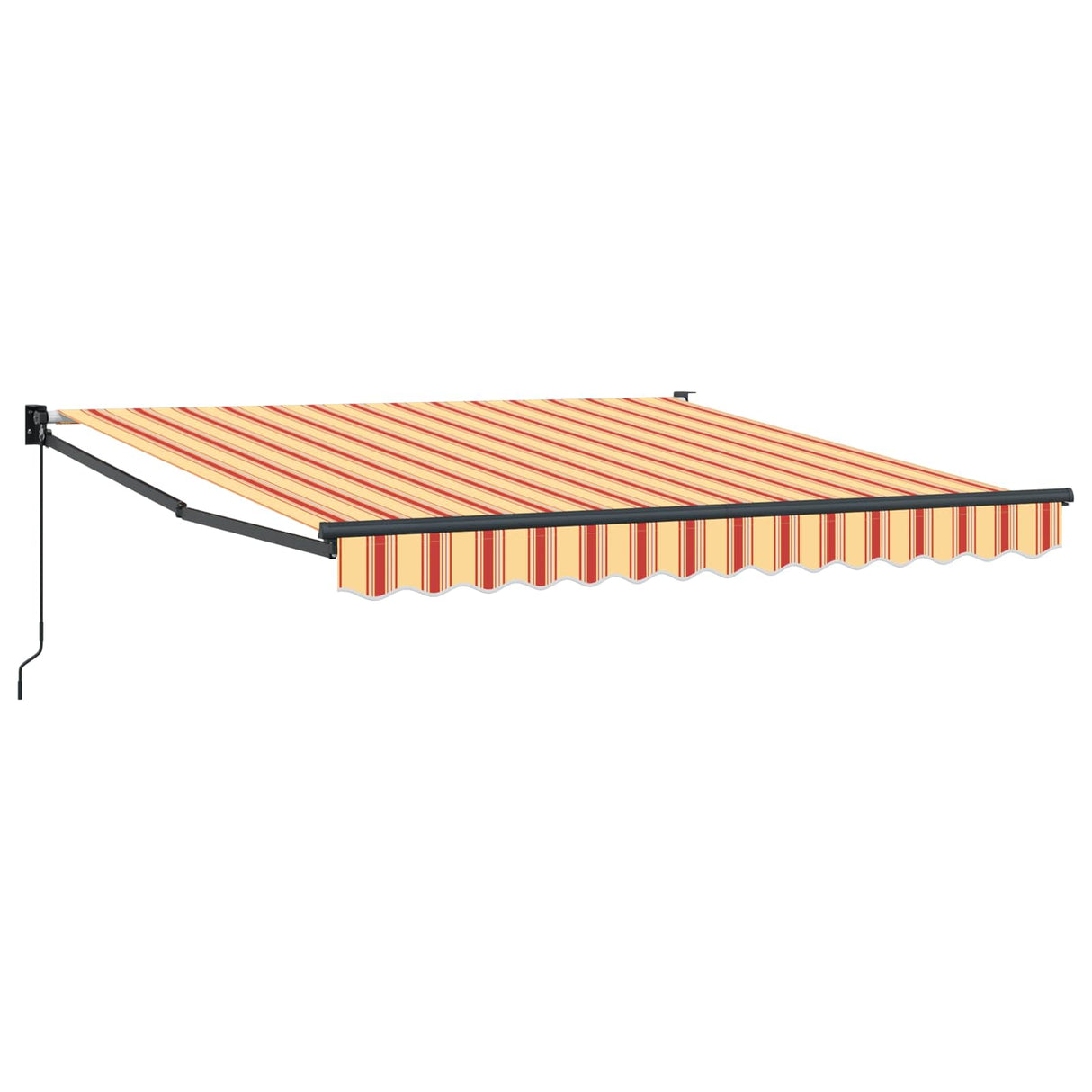 Retractable Awning Yellow and Orange 300 x 250 cm