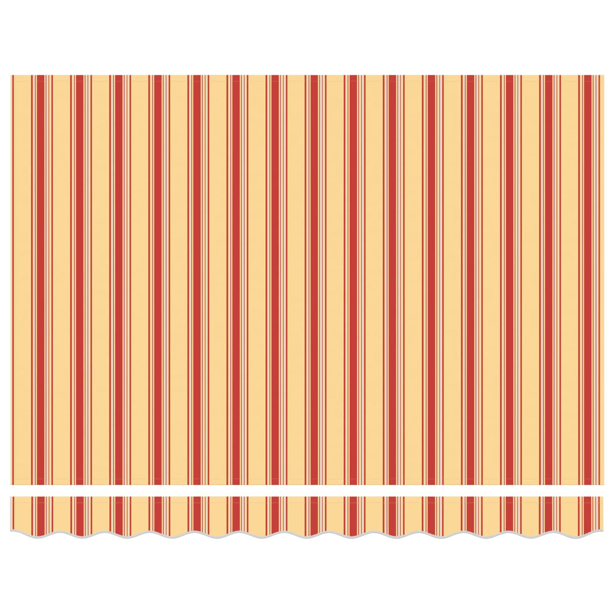 Retractable Awning Yellow and Orange 300 x 250 cm
