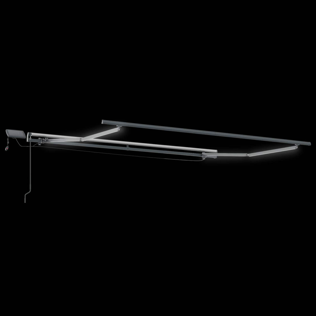 Retractable Awning Beige 300 x 250 cm Fabric and Aluminium