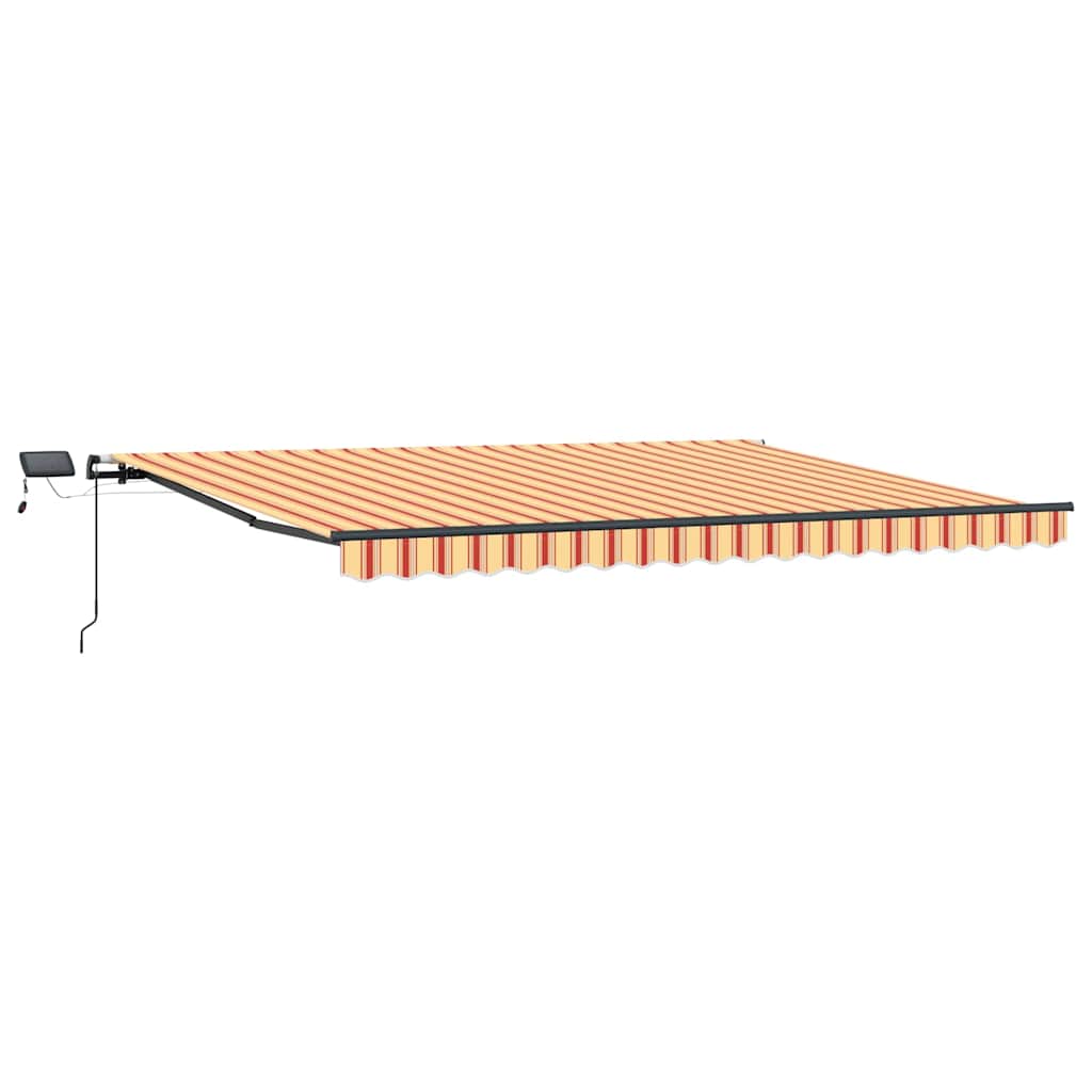 Retractable Awning Yellow and Orange 400 x 300 cm
