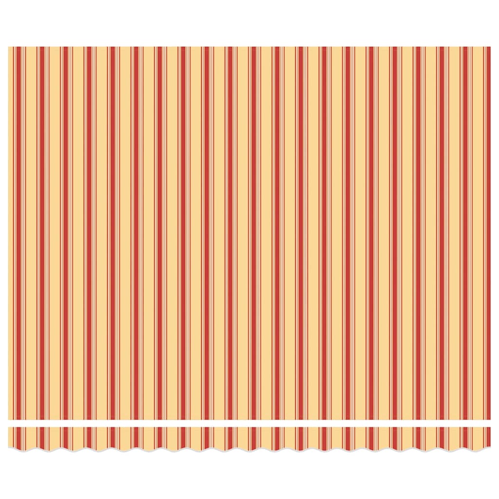 Retractable Awning Yellow and Orange 400 x 300 cm