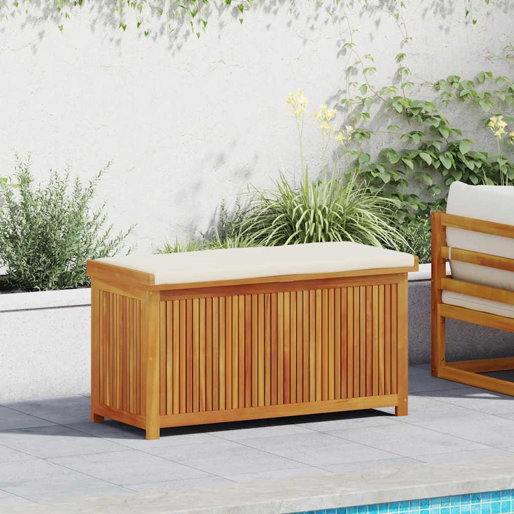 Outdoor Cushion Box 113x50x60.5 cm Solid Wood Acacia