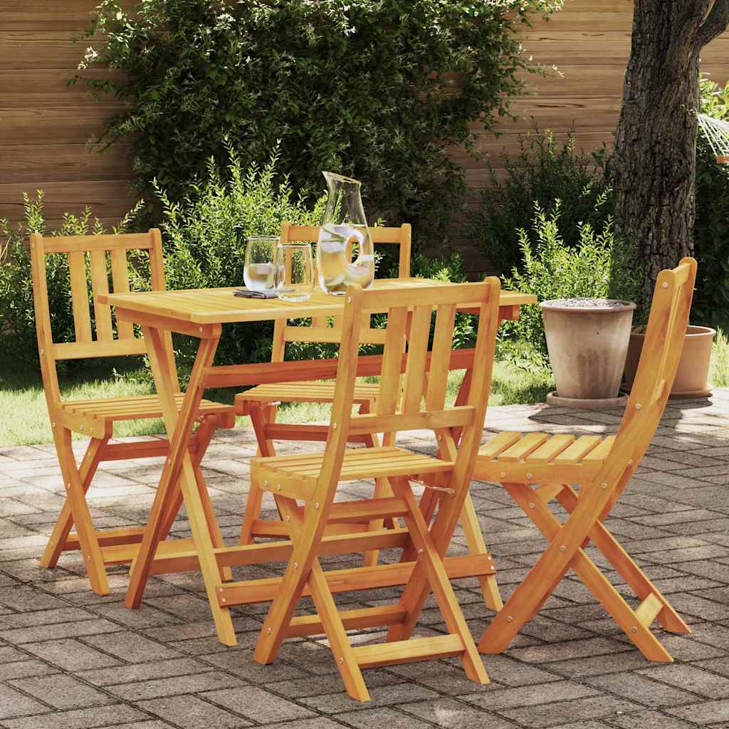 Garden Chair 4 pcs Brown 36 x 46 x 86cm Solid Acacia wood