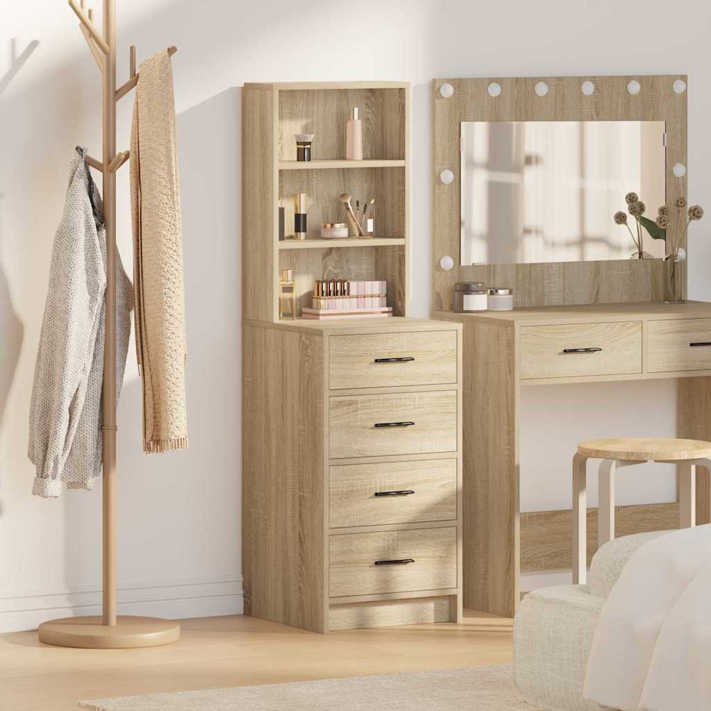 Highboard Sonoma oak 40 x 41 x 135 cm Engineered wood