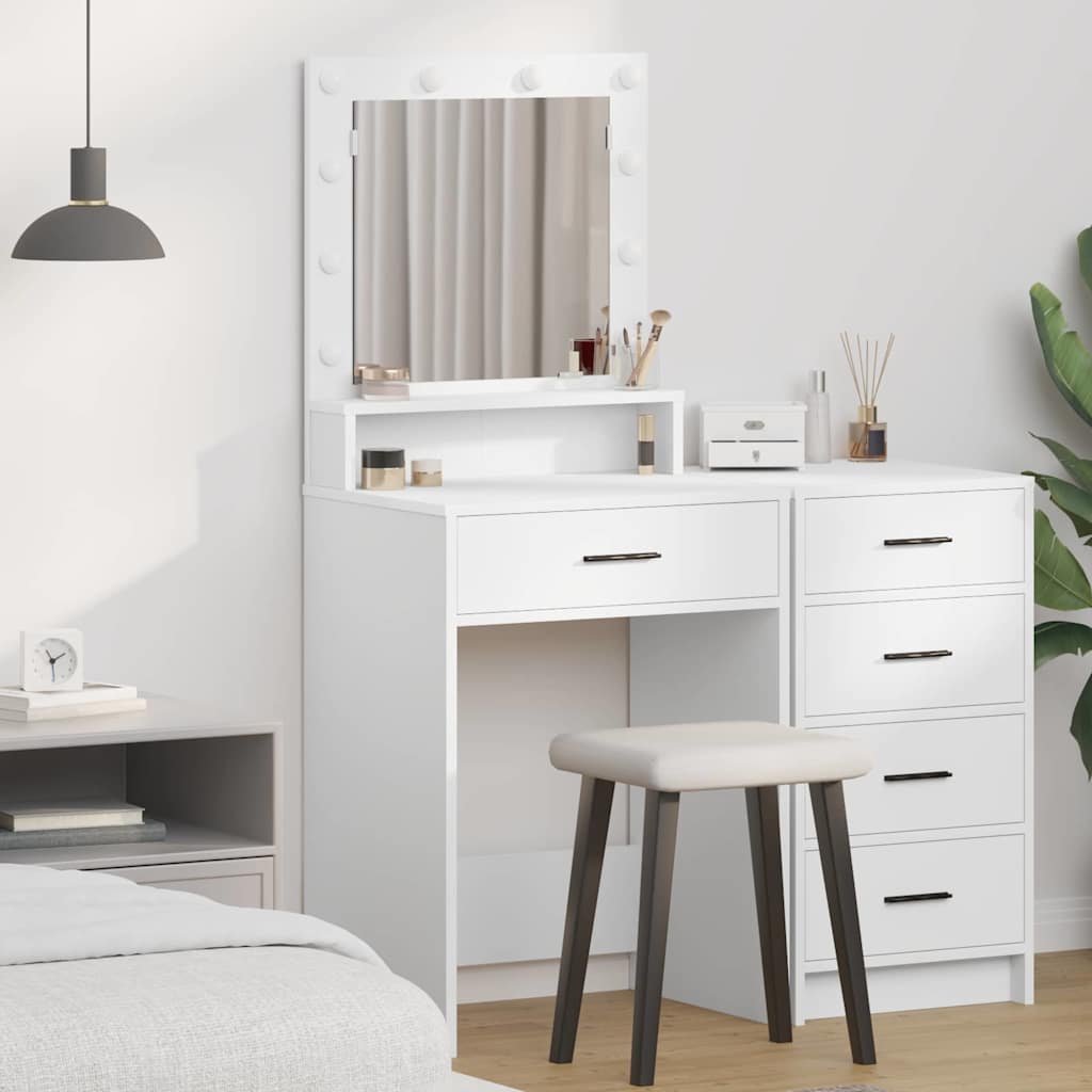 Dressing Table White 50 x 41 x 135 cm Engineered wood