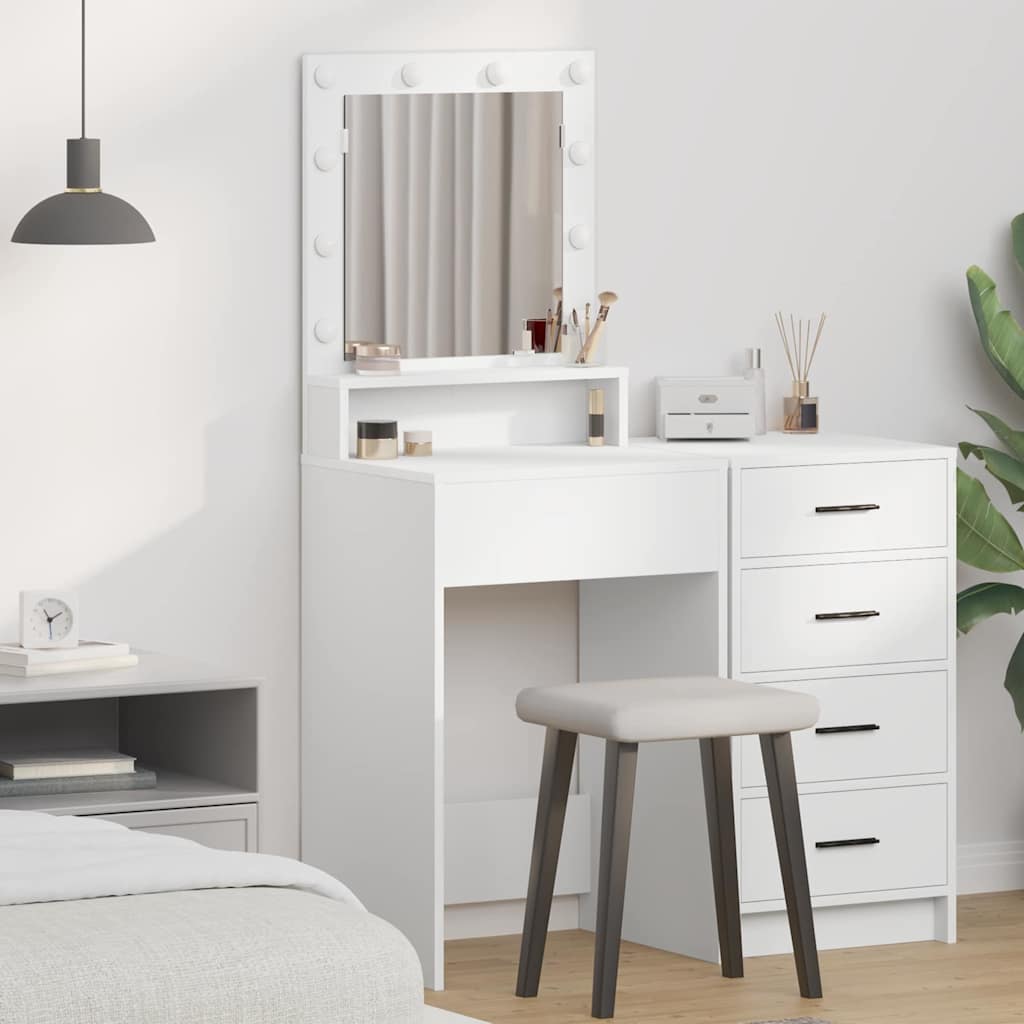 Dressing Table White 50 x 41 x 135 cm Engineered wood