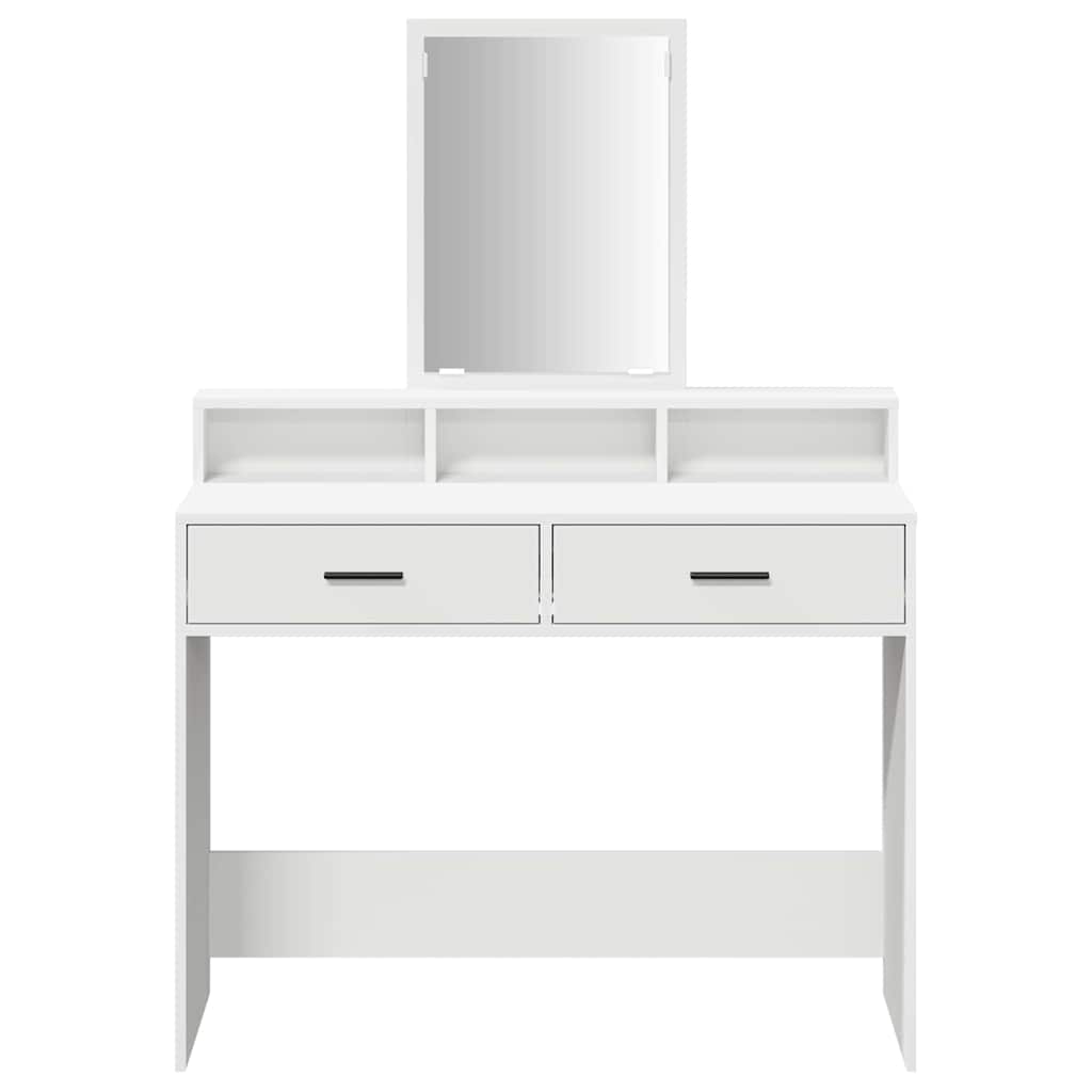 Dressing Table White 100 x 41 x 140 cm Engineered wood