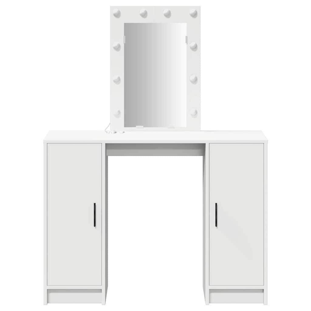 Dressing Table White 102 x 33 x 135 cm Engineered wood