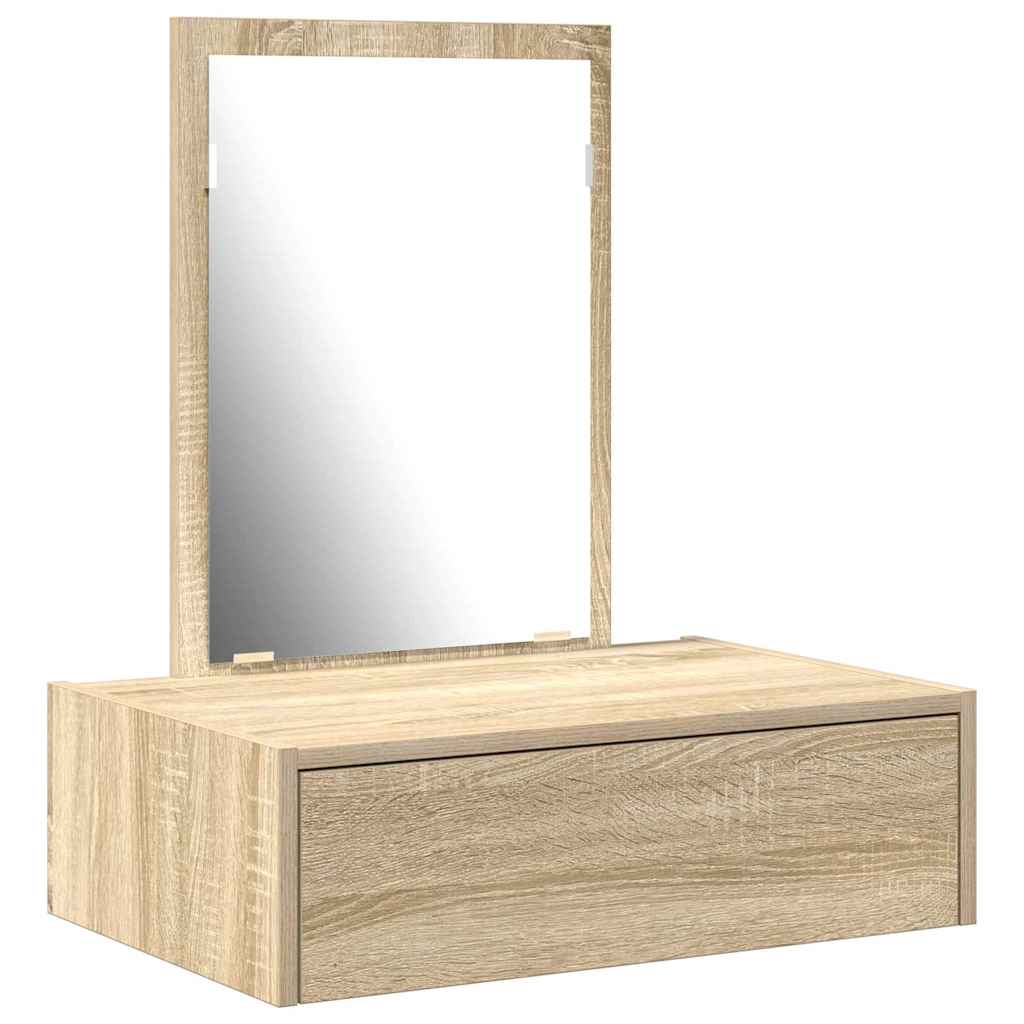Dressing Table Brown 60 x 40 x 70 cm Engineered Wood