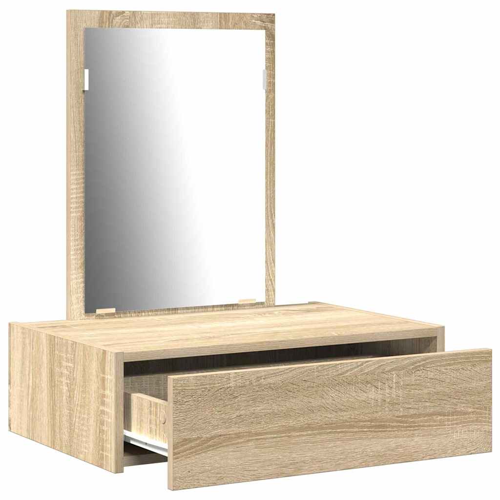 Dressing Table Brown 60 x 40 x 70 cm Engineered Wood