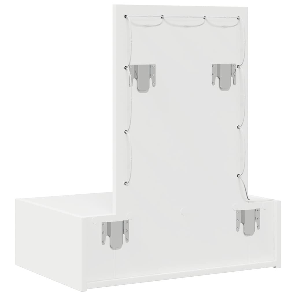 Dressing Table White 60 x 40 x 70 cm Engineered Wood