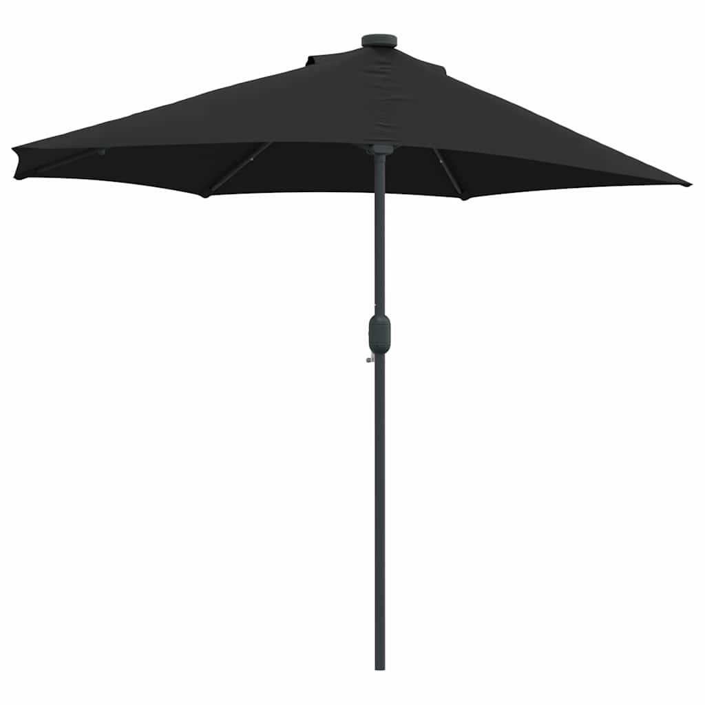 Garden Parasol Black 294 x 150 x 223 cm Fabric