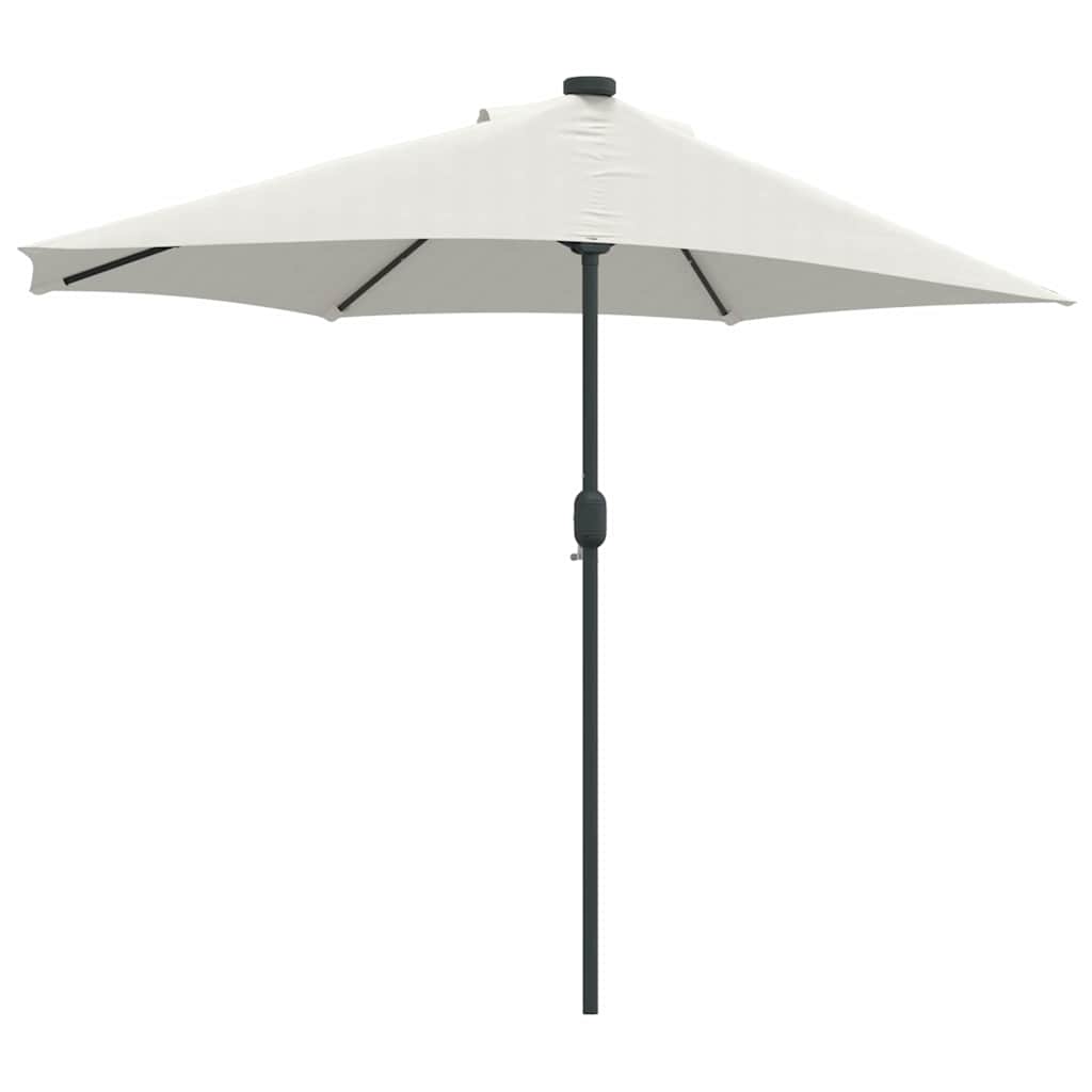 Garden Half Parasol Sand 294 x 150 x 224 cm Fabric