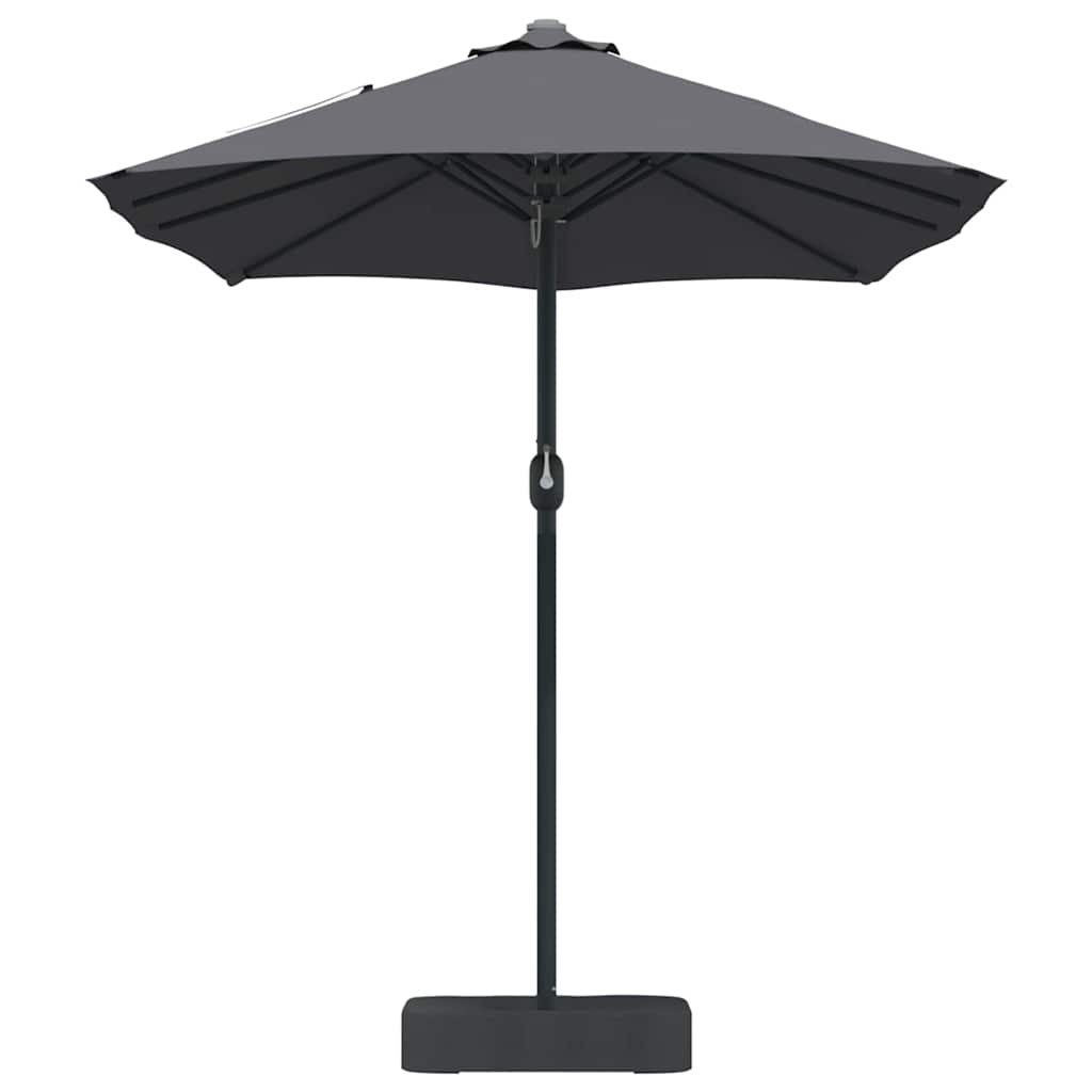 Garden Parasol Anthracite 385 x 209 x 244 cm Fabric