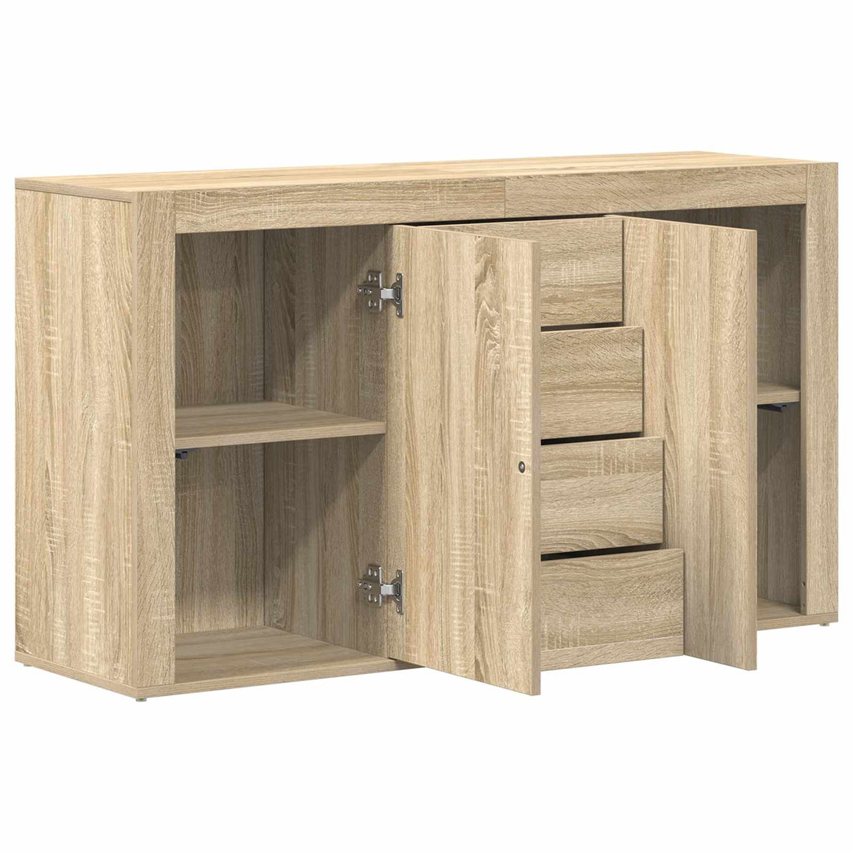 Sideboard Sonoma Oak 120 x 36 x 69 cm Engineered Wood