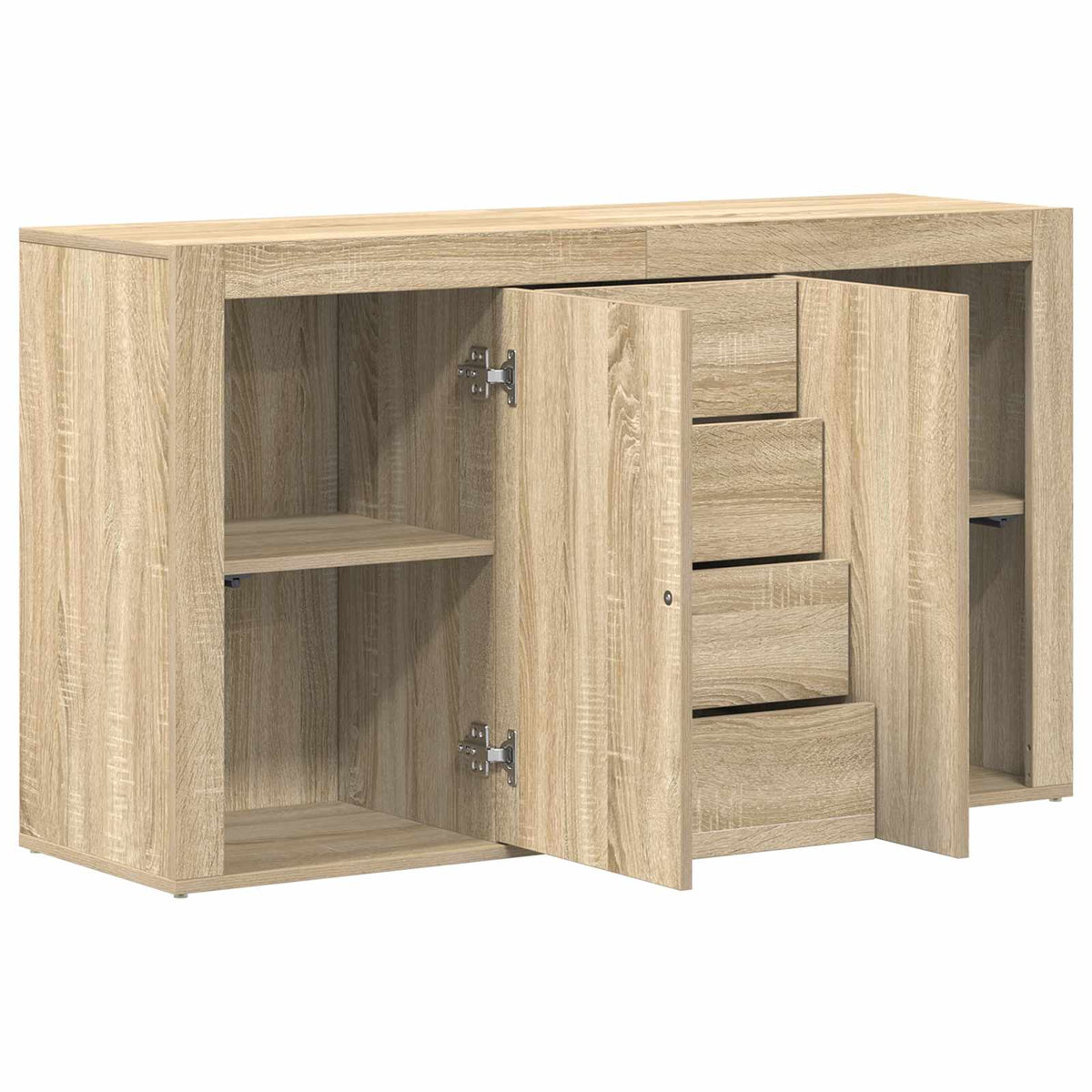 Sideboard Sonoma Oak 120 x 36 x 69 cm Engineered Wood