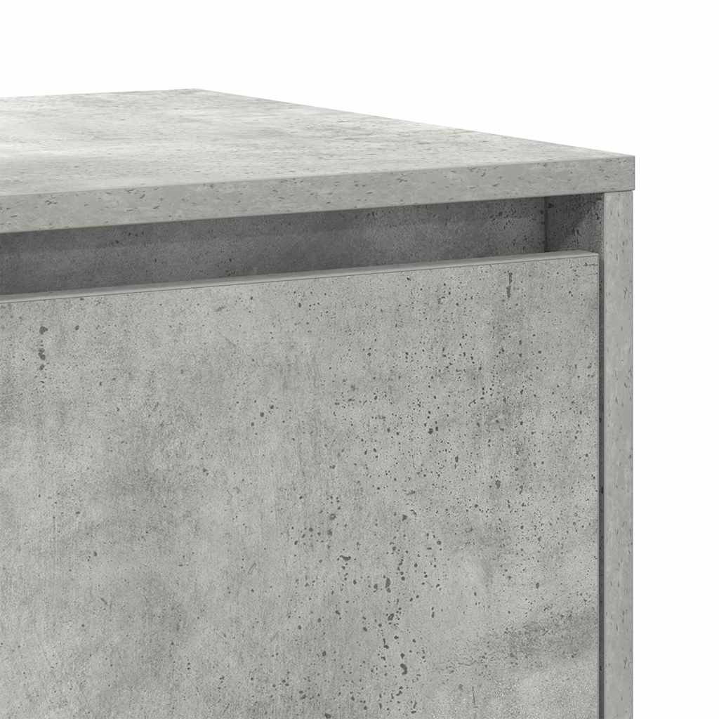 Sideboard Concrete Grey 135 x 41 x 75 cm Engineered Wood