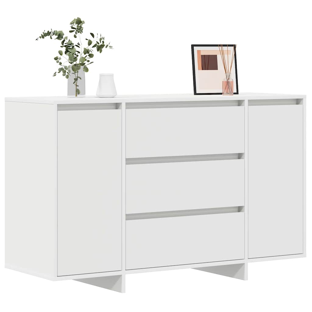 Sideboard with Drawer White 120 x 41 x 75 cm Engineered wood