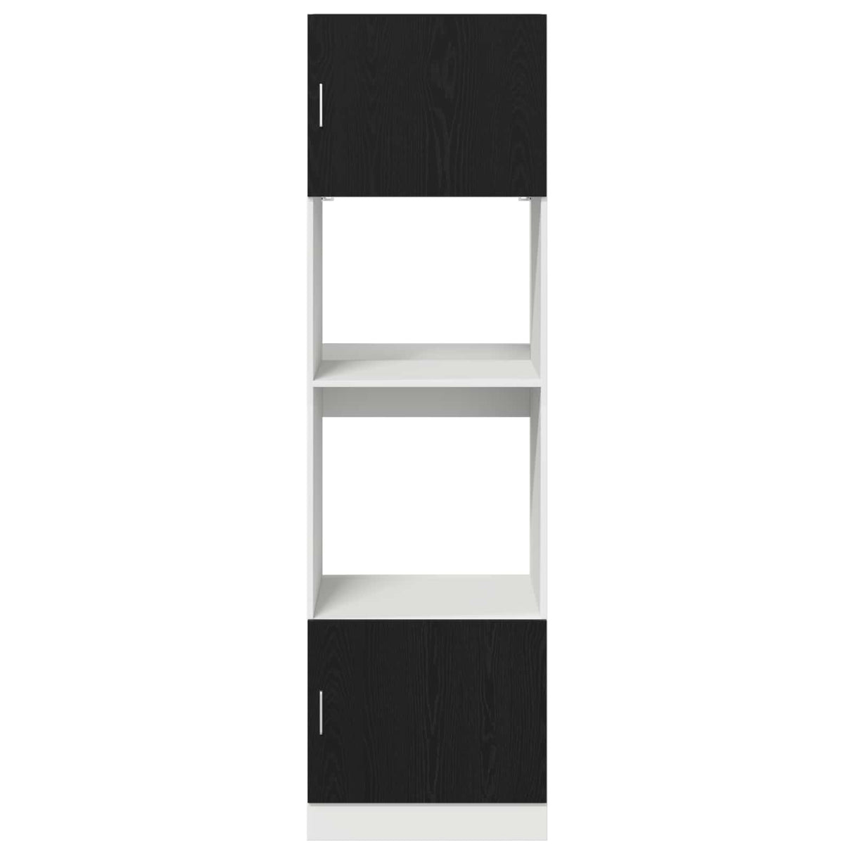 Hanging Cabinet Black Oak 60 x 57 x 207 cm Engineered Wood