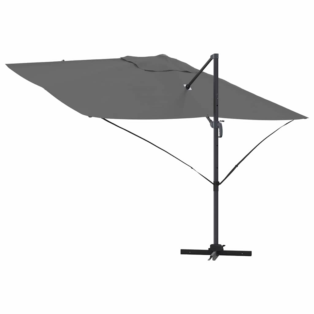 Parasol Anthracite 351 x 250 x 260 cm Polyester and Aluminium