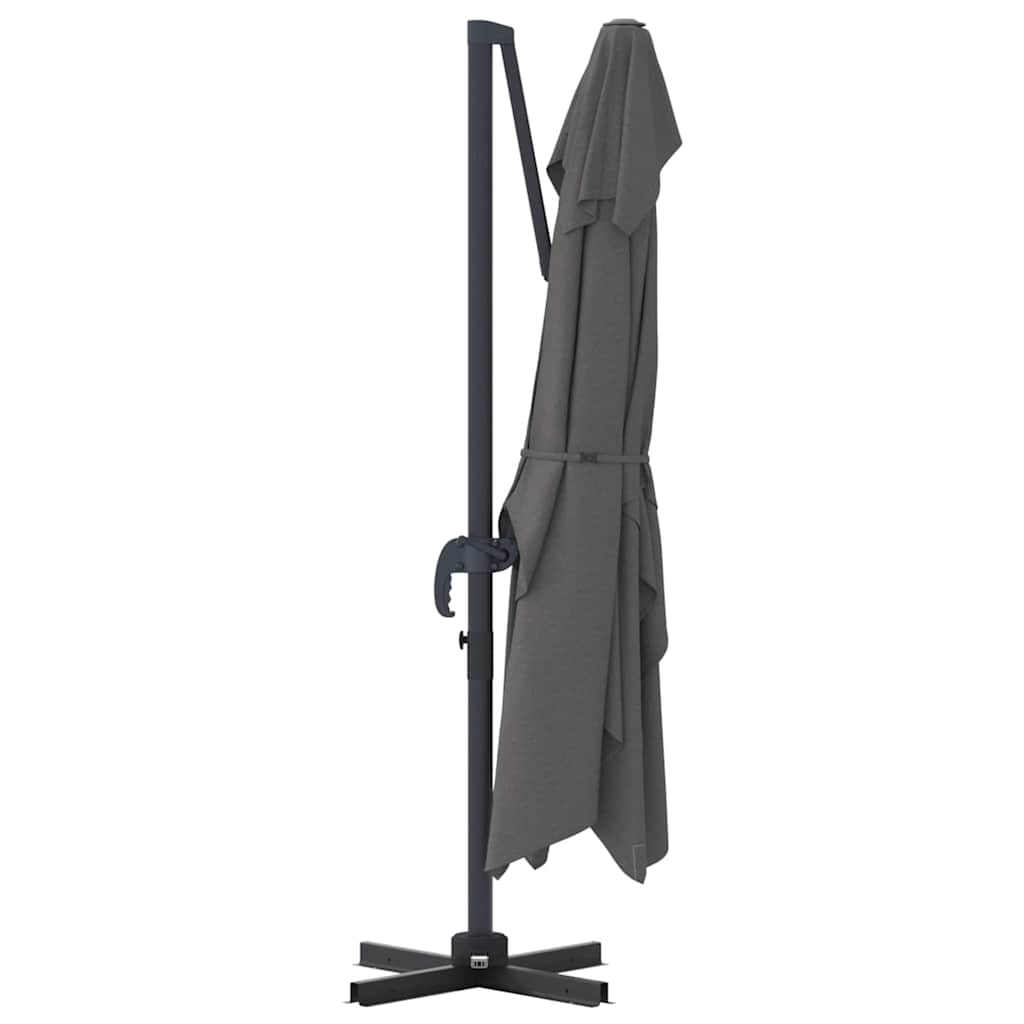 Parasol Anthracite 351 x 250 x 260 cm Polyester and Aluminium