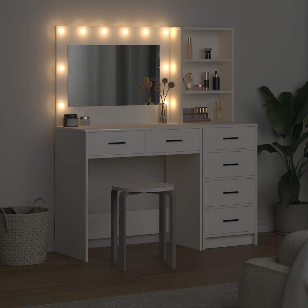 Dressing Table White 78.5 x 41 x 135 cm Engineered wood