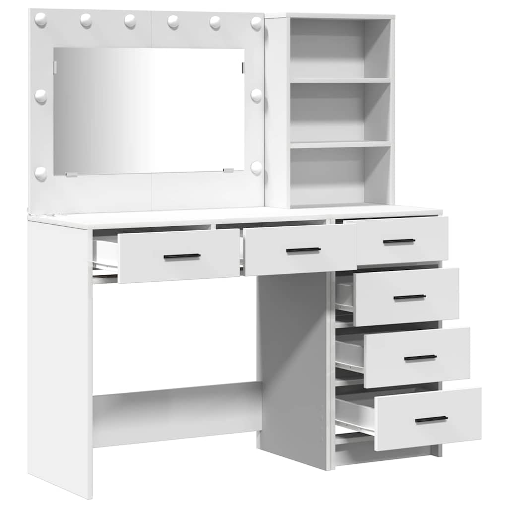 Dressing Table White 78.5 x 41 x 135 cm Engineered wood