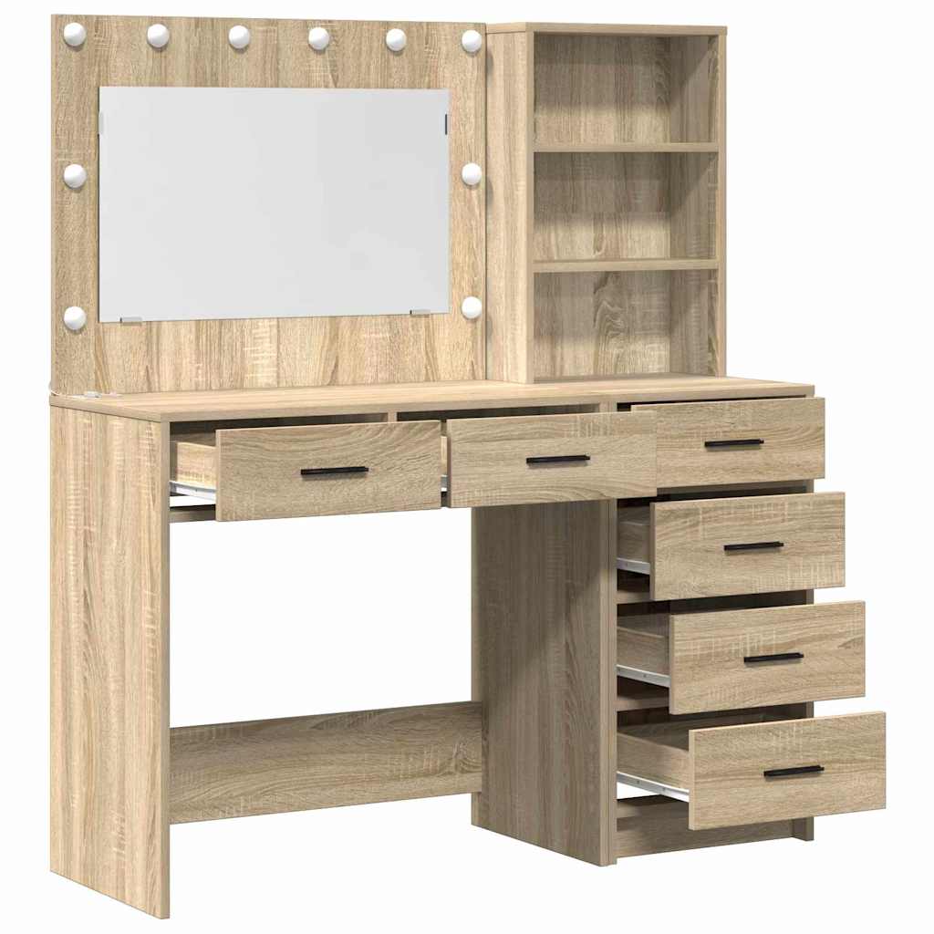 Dressing Table Brown 78.5 x 41 x 135 cm Engineered wood