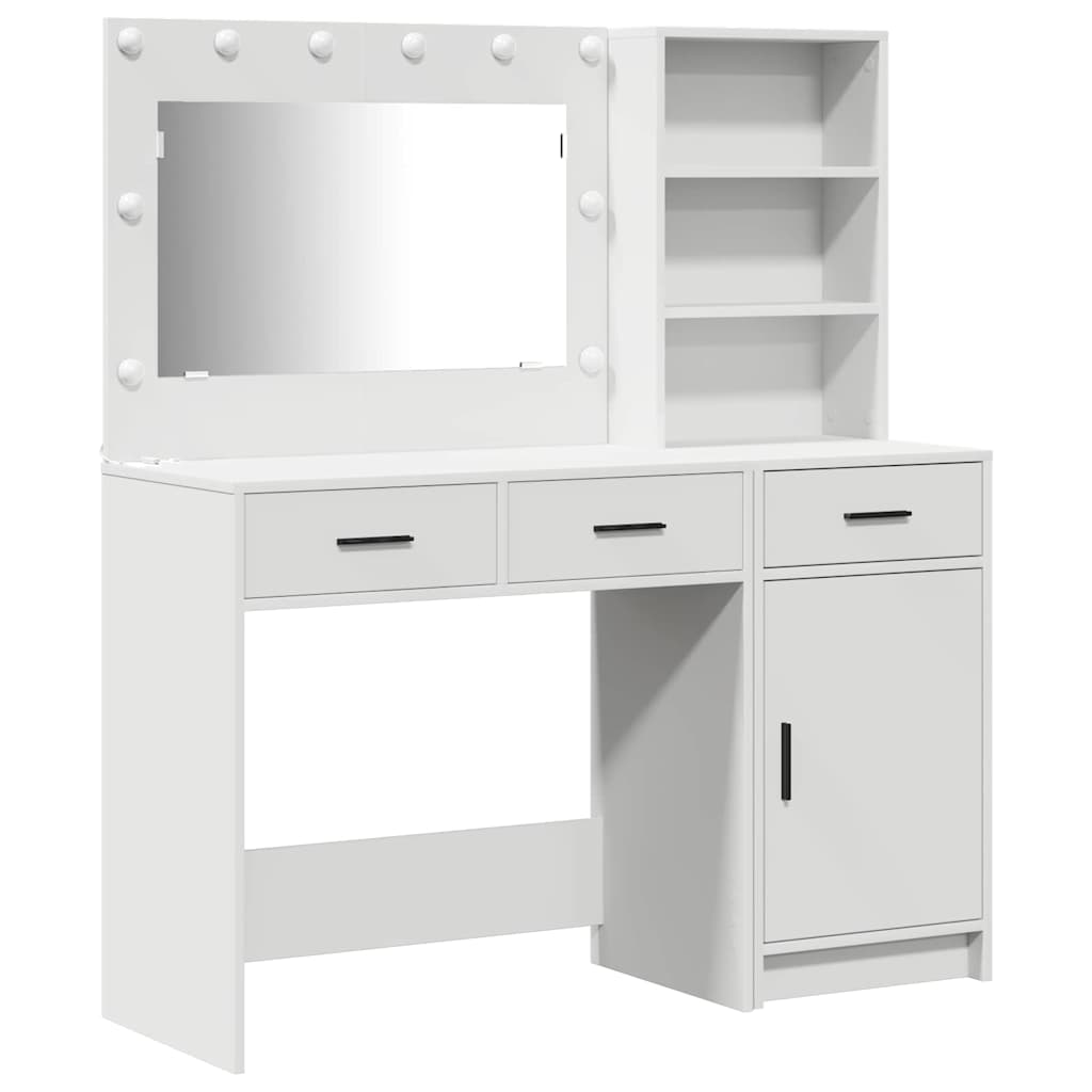 Dressing Table 2 pcs White 78.5 x 41 x 135 cm Engineered wood