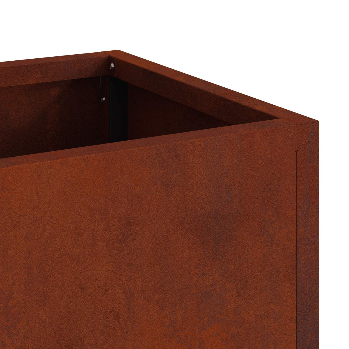 Raised Garden Planter Rusty 100 x 26 x 82 cm Weathering Steel