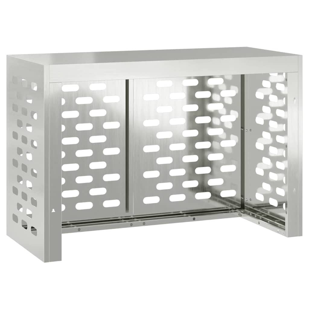 Air Conditioner Cover Silver 90 x 40 x 60 cm Galvanised Steel