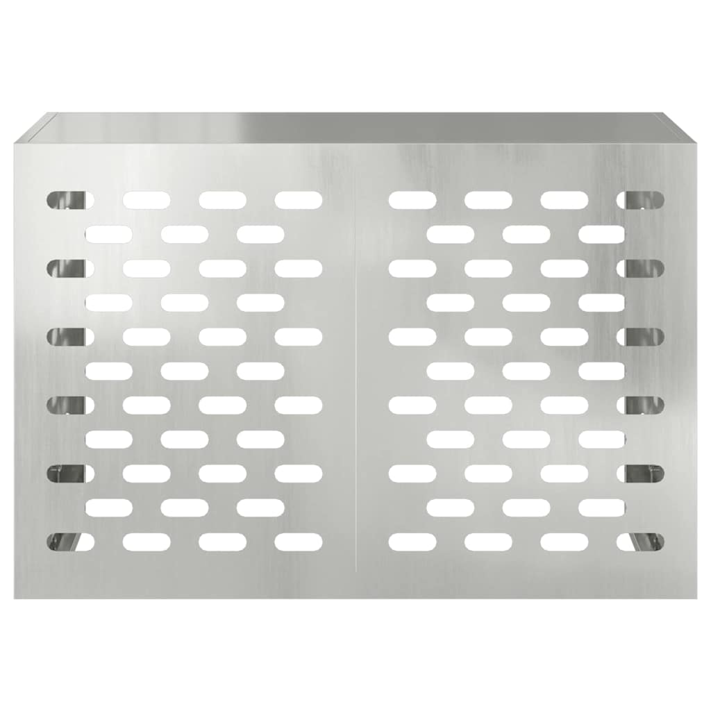 Air Conditioner Cover Silver 90 x 40 x 60 cm Galvanised Steel