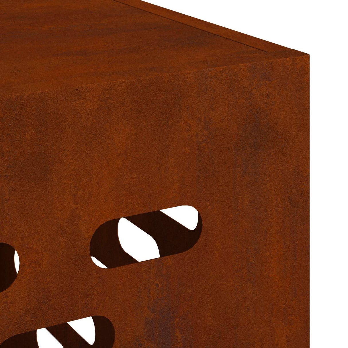 Air Conditioner Cover Rusty 90 x 40 x 60 cm Weathering Steel