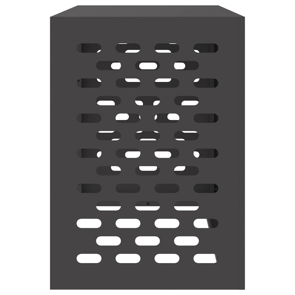 Air Conditioner Cover Black 100 x 50 x 70 cm Steel