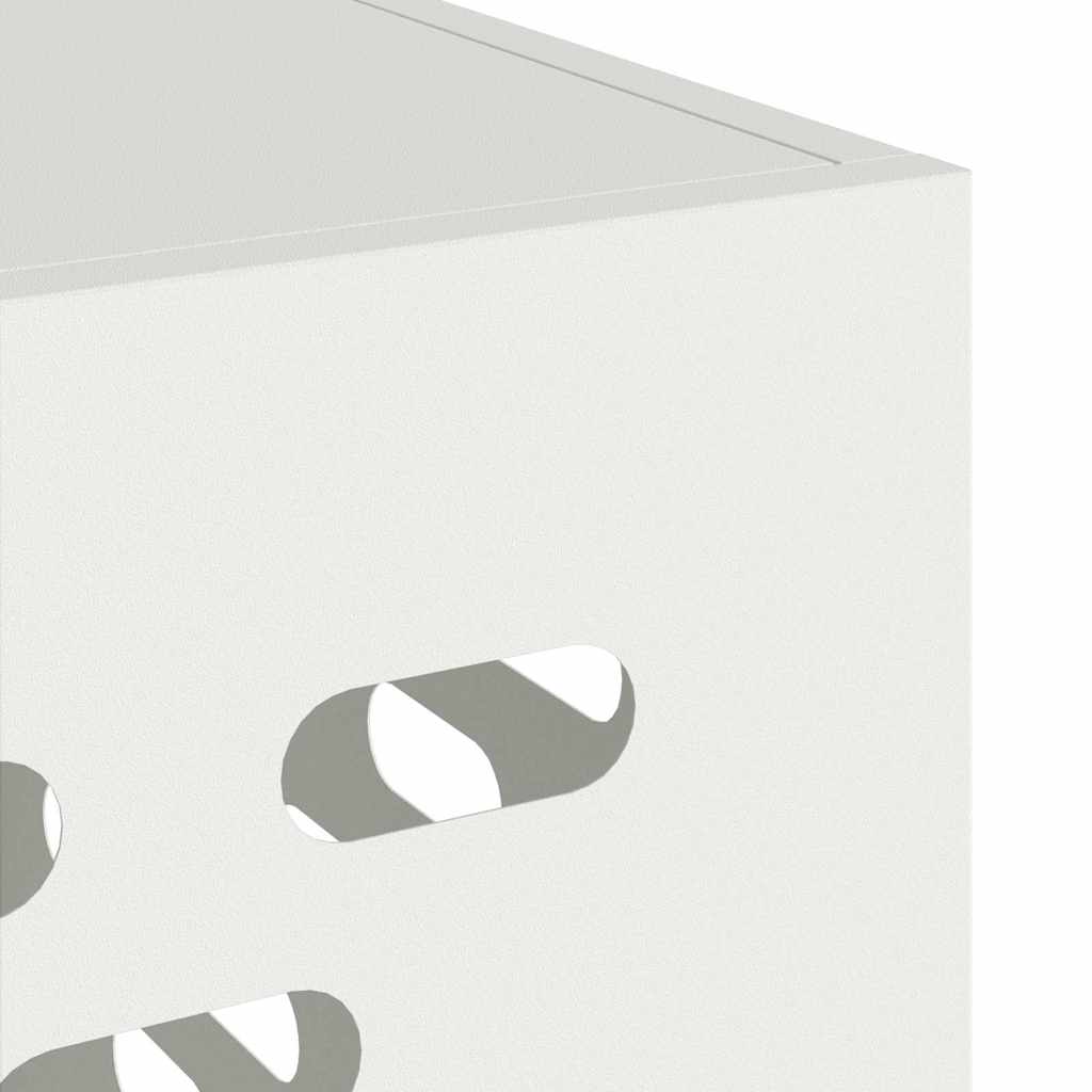 Air Conditioner Cover White 100 x 50 x 70 cm Steel