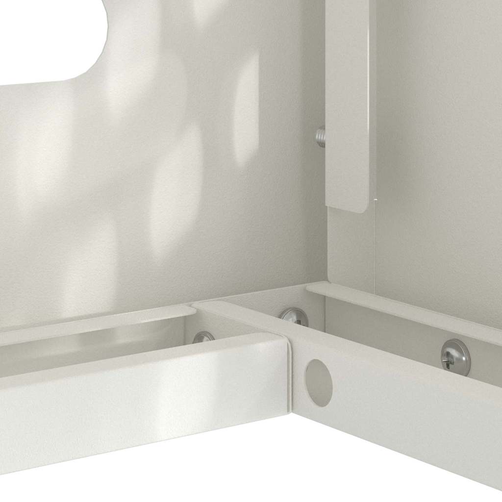 Air Conditioner Cover White 100 x 50 x 70 cm Steel