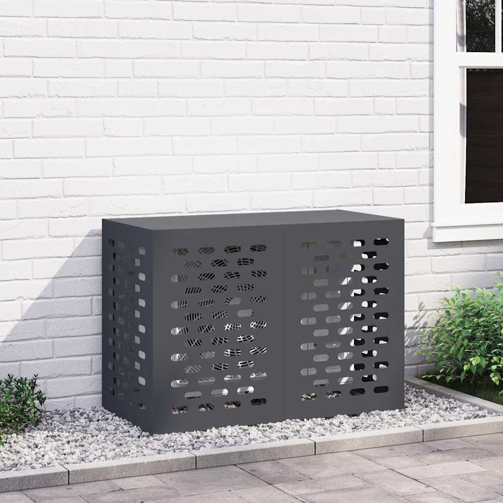 Air Conditioner Cover Anthracite 100 x 50 x 70 cm Steel